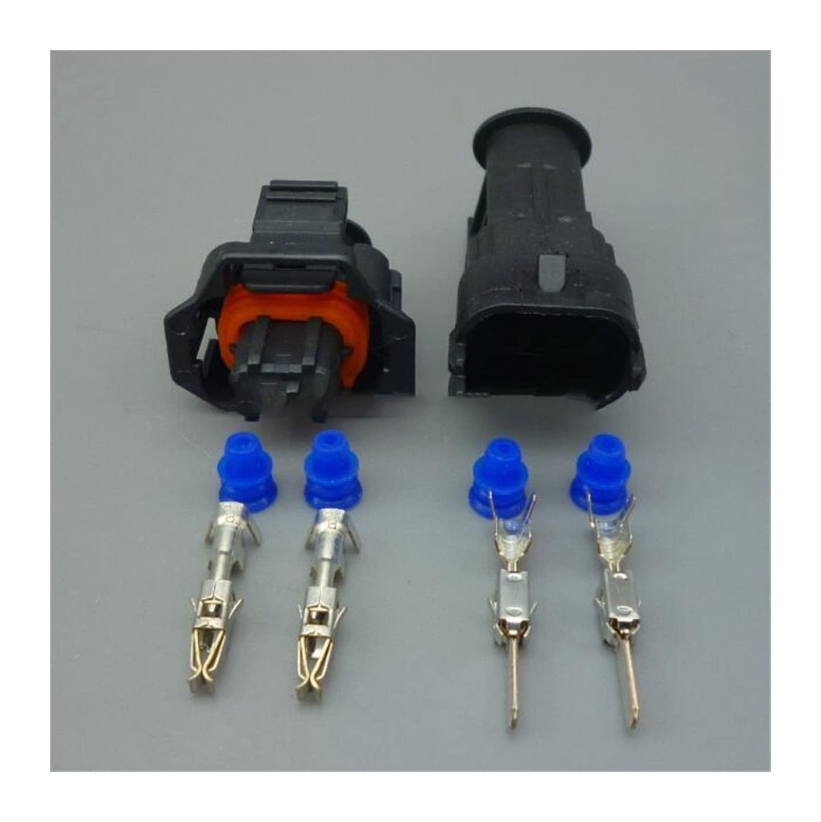 Artemisia 1sets 2 Pin Diesel Common Rail Injector Crankshaft Sensor Connector 1928403874 1928404226 Female Male (Color : 1sets Female Male)