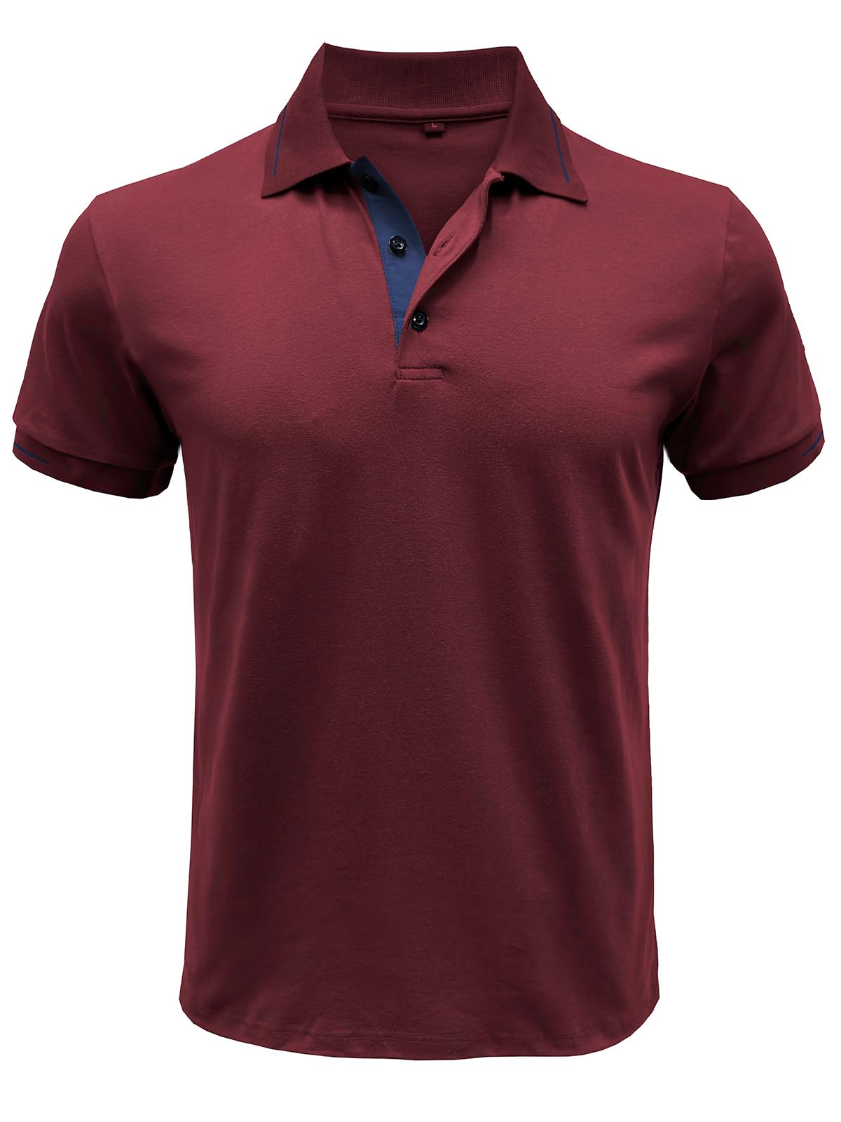 Comilaka Polo Uomo Manica Corta Maglietta Casual Poloshirt Colori Contrastanti Top T-Shirt Estate