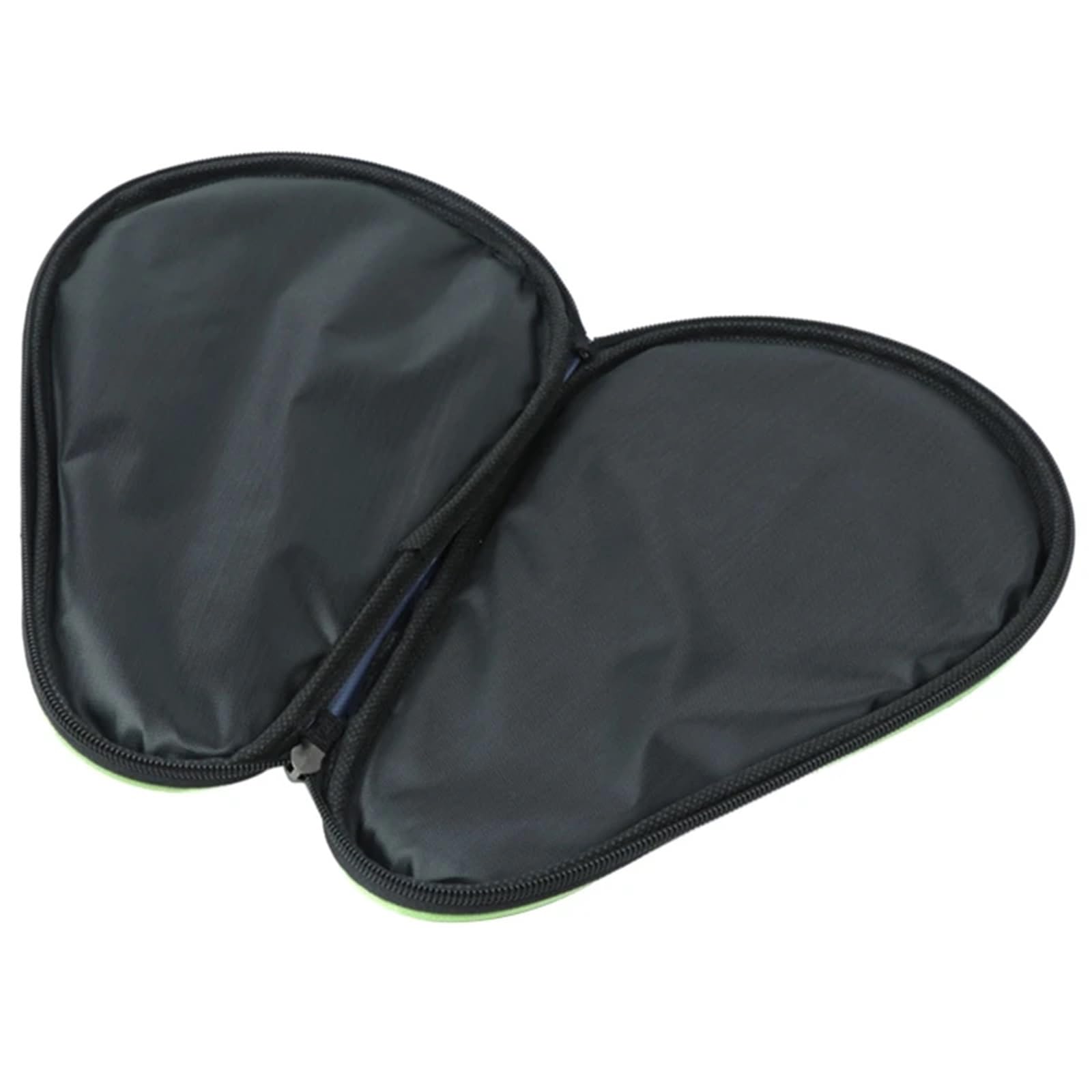 Tischtennisschlägertasche Tischtennisschläger for Hülle, schützendes Reißverschlussgehäuse for Ping-Paddel-Abdeckung, Schlägertasche, wasserdichte Tasche Doppelter Tischtennissack(Black Green)