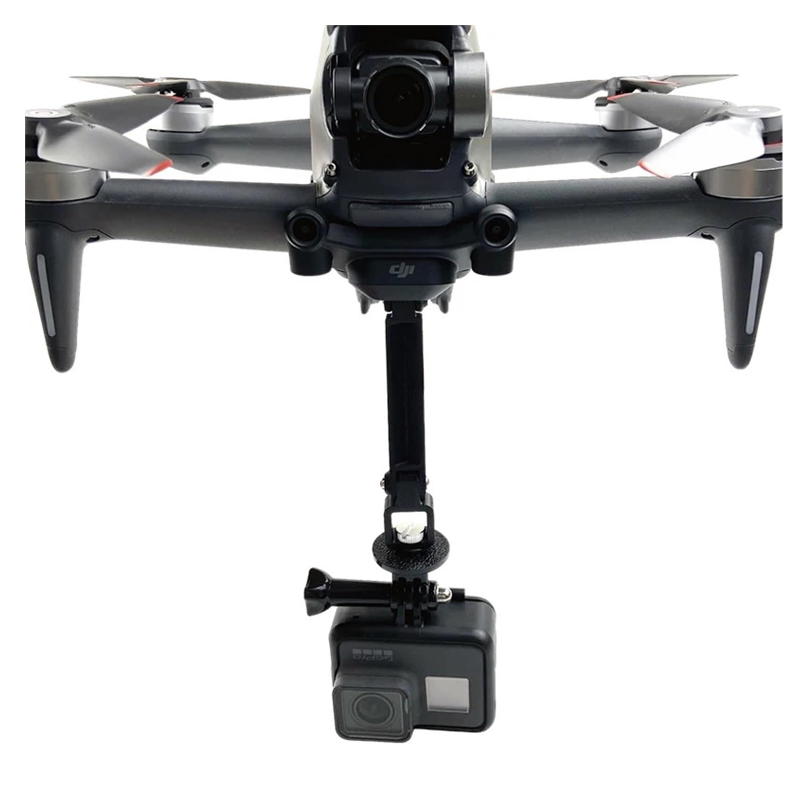 per Action Camera Top Low Mount Holder 360 VR per Gopro per Insta360 Staffa Appesa Morsetto Fisso per DJI per FPV Combo Drone