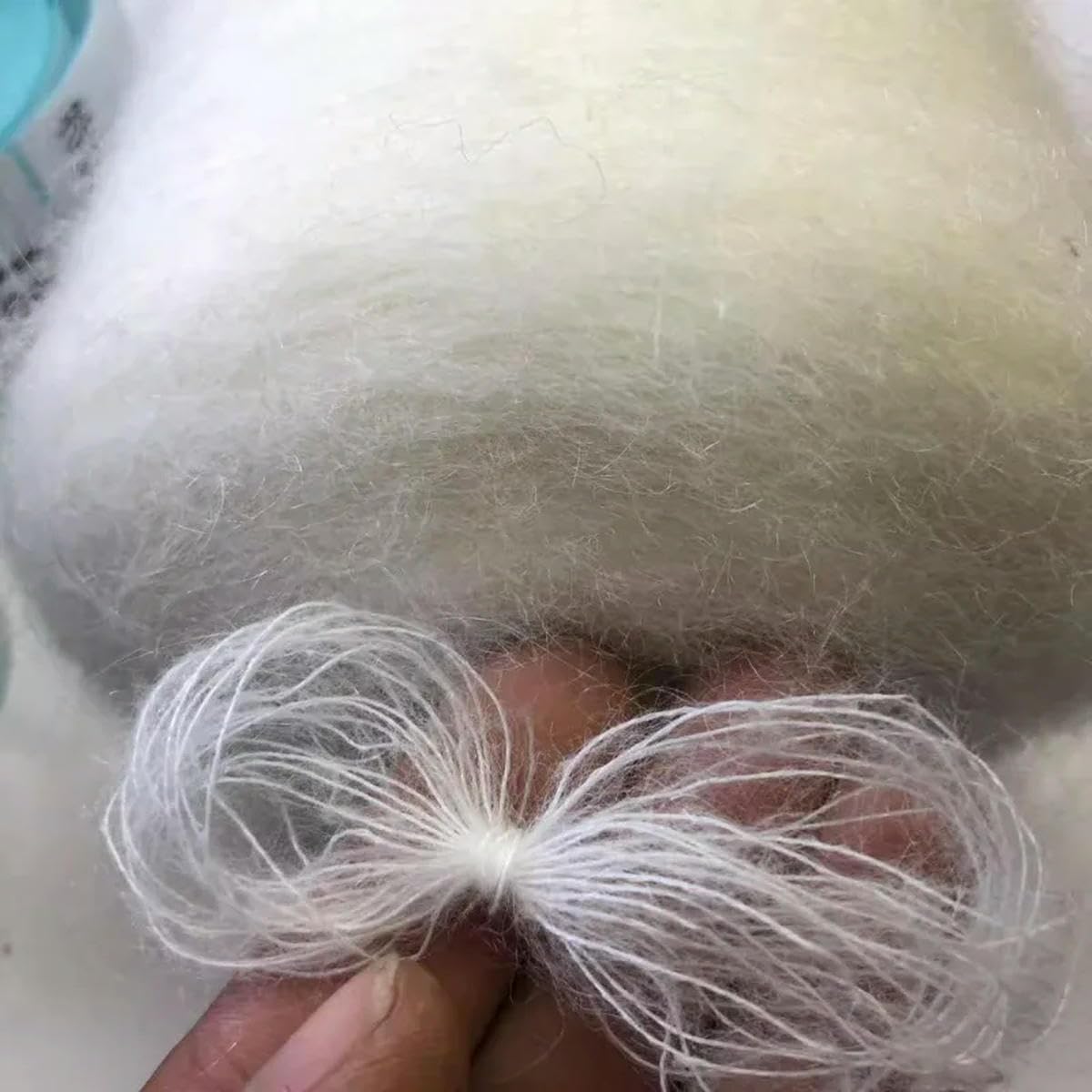 Hilo de Lana de 250 g, Mohair, para Tejer a Mano, para suéteres, Bufandas, Bolsos, Ropa, Hilo de Lana Fino y Esponjoso, cálido.