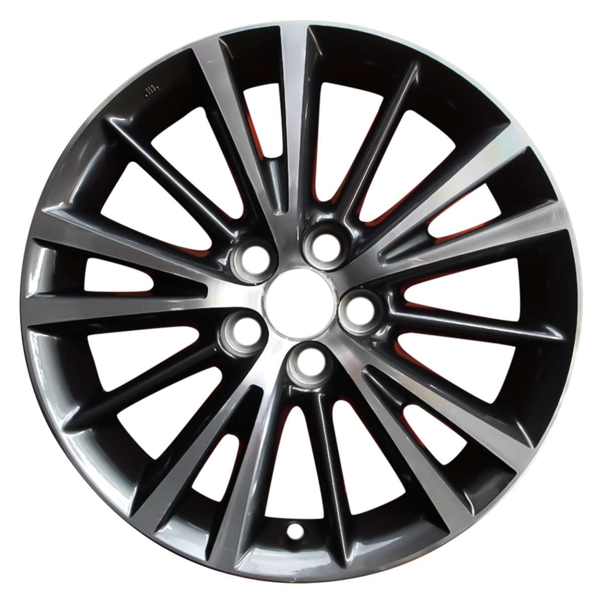 New 16" Replacement Rim for Toyota Corolla 2014-2019 Wheel Machined with Dark Charcoal