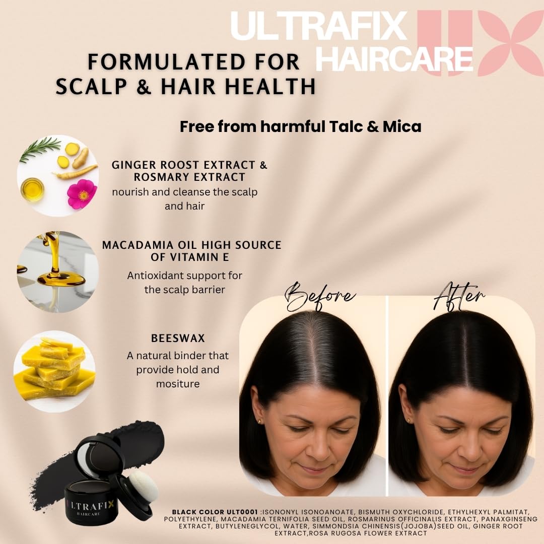 Root Touch up, Hairline Powder for Mature Women, postpartum hair loss, Covers Grays & Thinning Areas Water & Sweat-Resistant – Natural, Fuller-Looking Hairline (Light Blonde)