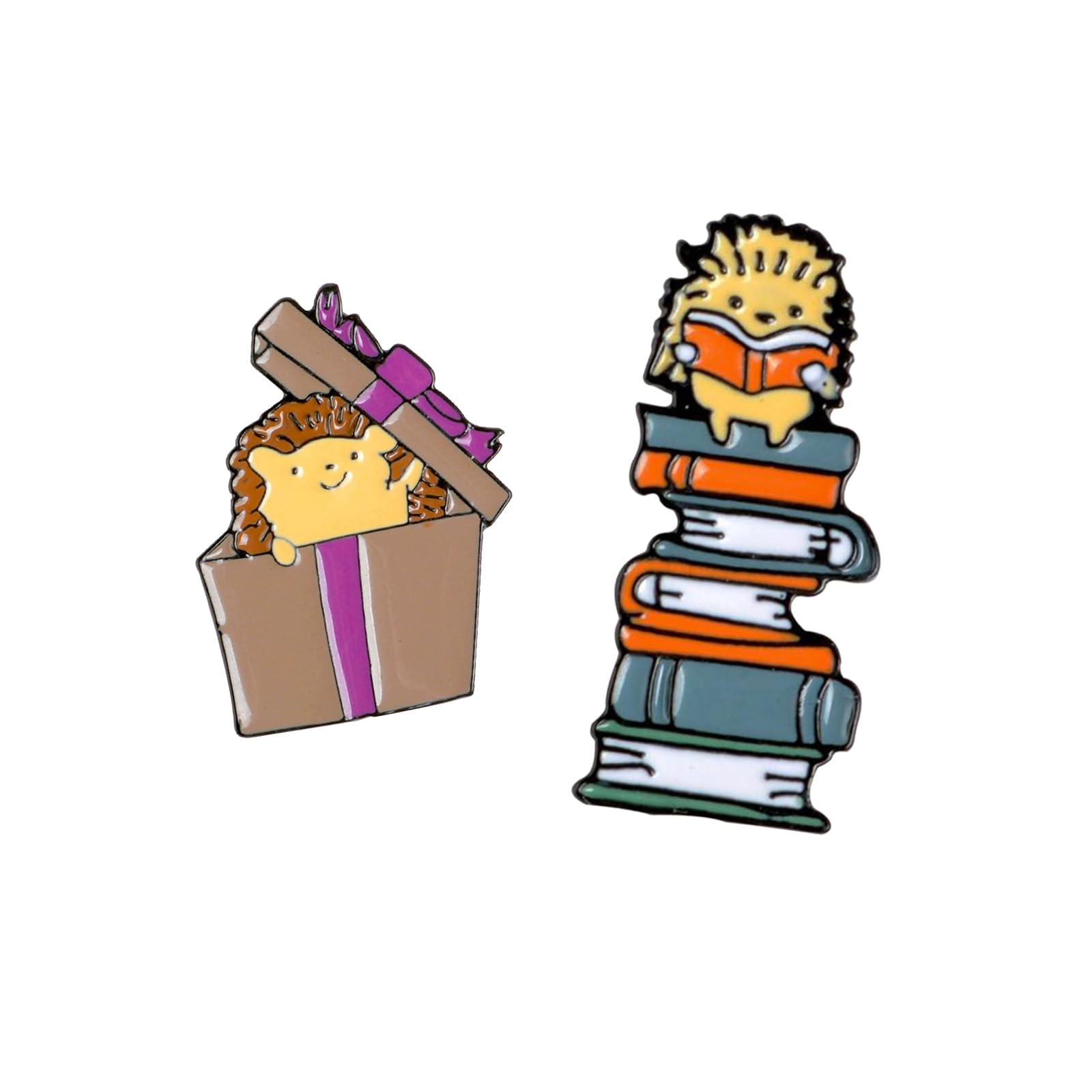 LUKGELYAM Cute Enamel Pins Cartoon Lapel Pin Brooch Badge for Backpack Jackets Funny Tiger Pins for Gift Anime Enamel Pin for Clothing Hat Decoration