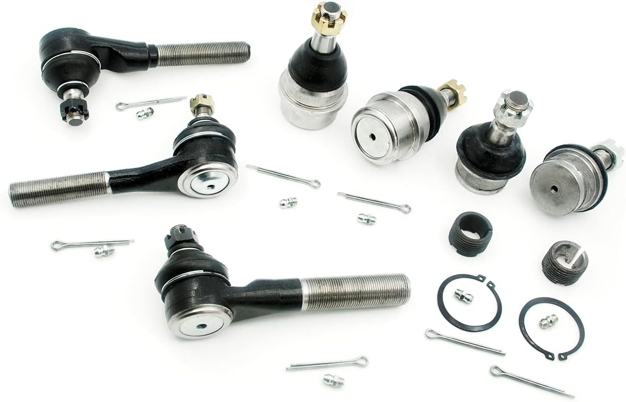 7PC Inner Outer Tie Rod Upper Ball Joint Suspension Kit For Jeep Cherokee 1991-2001 Comanche 1991-1992 Grand TJ 1997-2006 Wrangler 1997-2006 ES3096 ES3094 ES3095 K3134 K3137