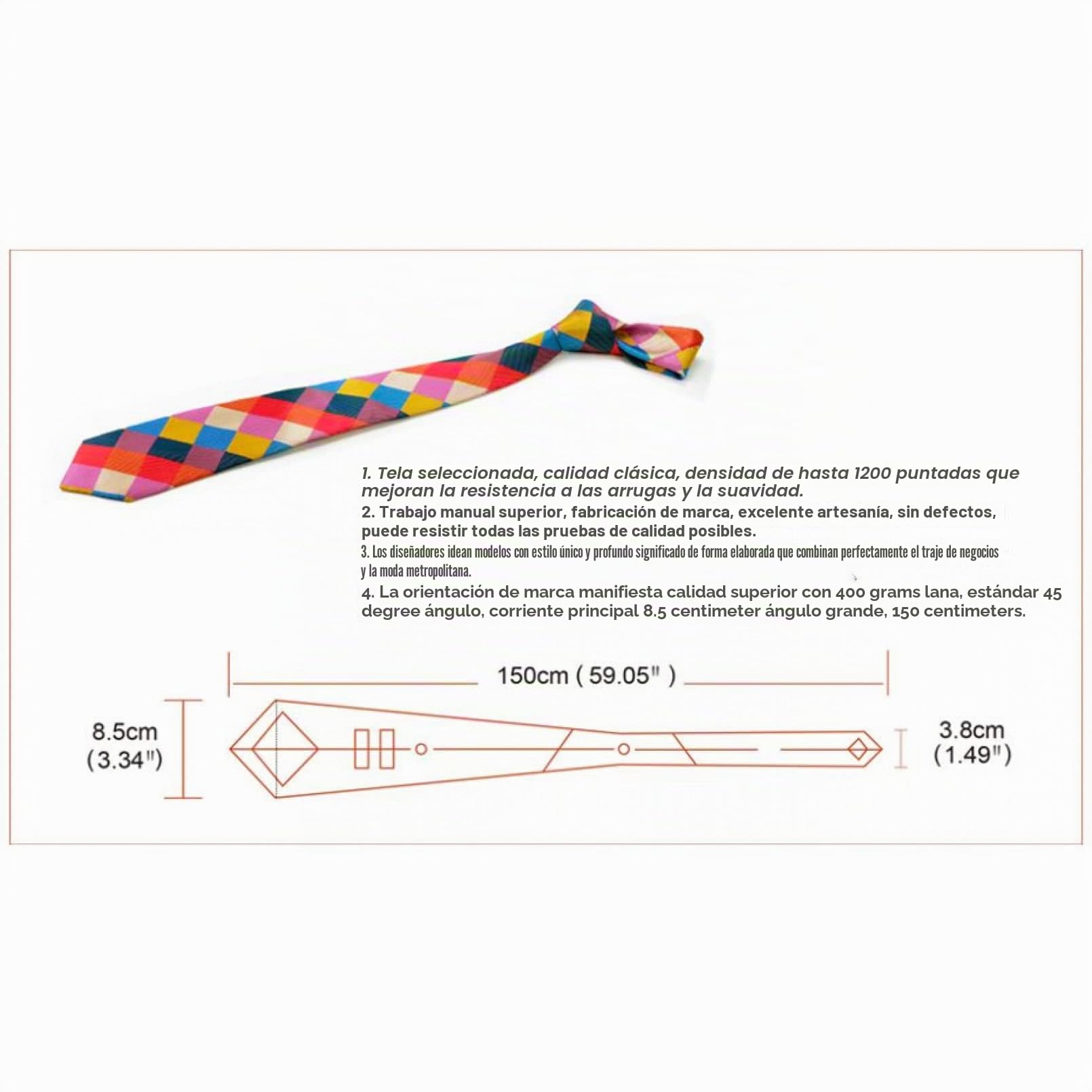 BAJIE Corbata Hombre de 8,5 Cm, ​​Traje de Corbata de Seda con flamencos de Dibujos Animados de Animales Rosas, pañuelo de diseño para Hombre, Gemelos, Corbata para Hombre