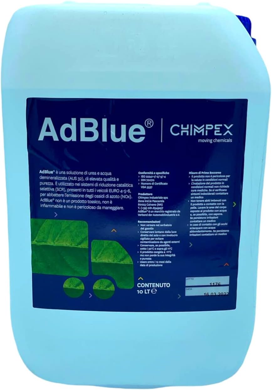 ADBLUE ADDITIVO 10 LITRI UREA Veicoli Euro 6 Tecnologia SCR Con Beccuccio 10lt.1.15.24.gp.5455 - Foto 9