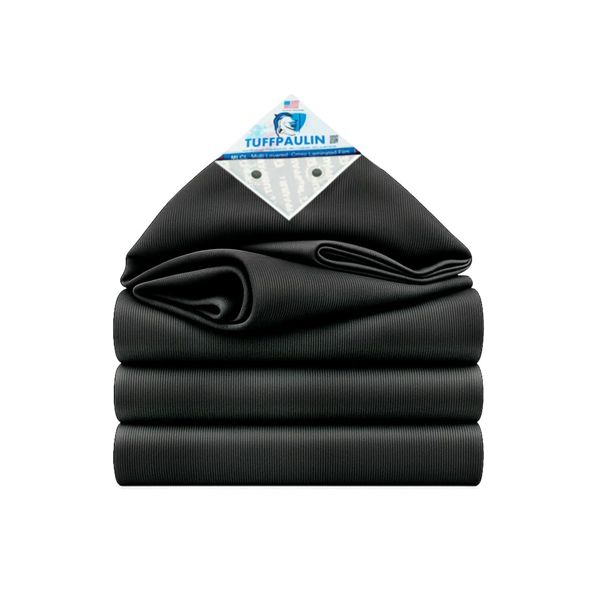 Tuffpaulin 7FT X 5FT 150GSM Black Tarpaulin Sheet | Waterproof Tirpal | Tarpaulin Tirpal Tadpatri Tharpai Thadika Mulching Sheet, UV Resistant, Waterproof, 6 Layer 3D Rib Technology, Tarp-image-39