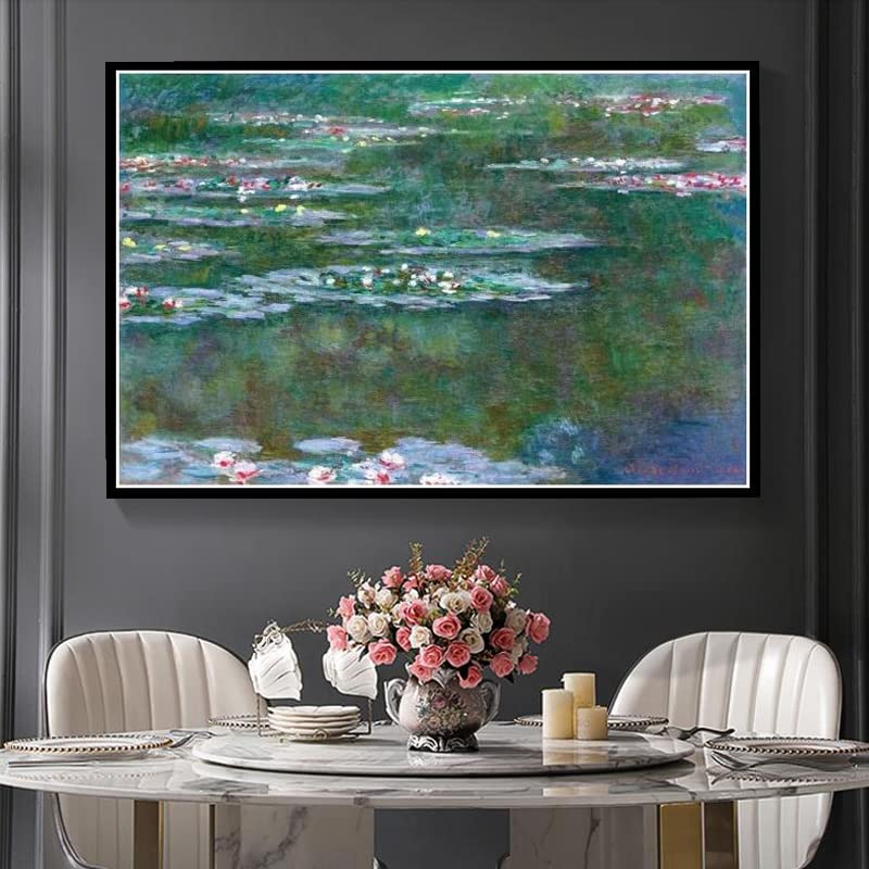 Amazon | クロード・モネによる睡蓮の夜の効果絵画﹣フル