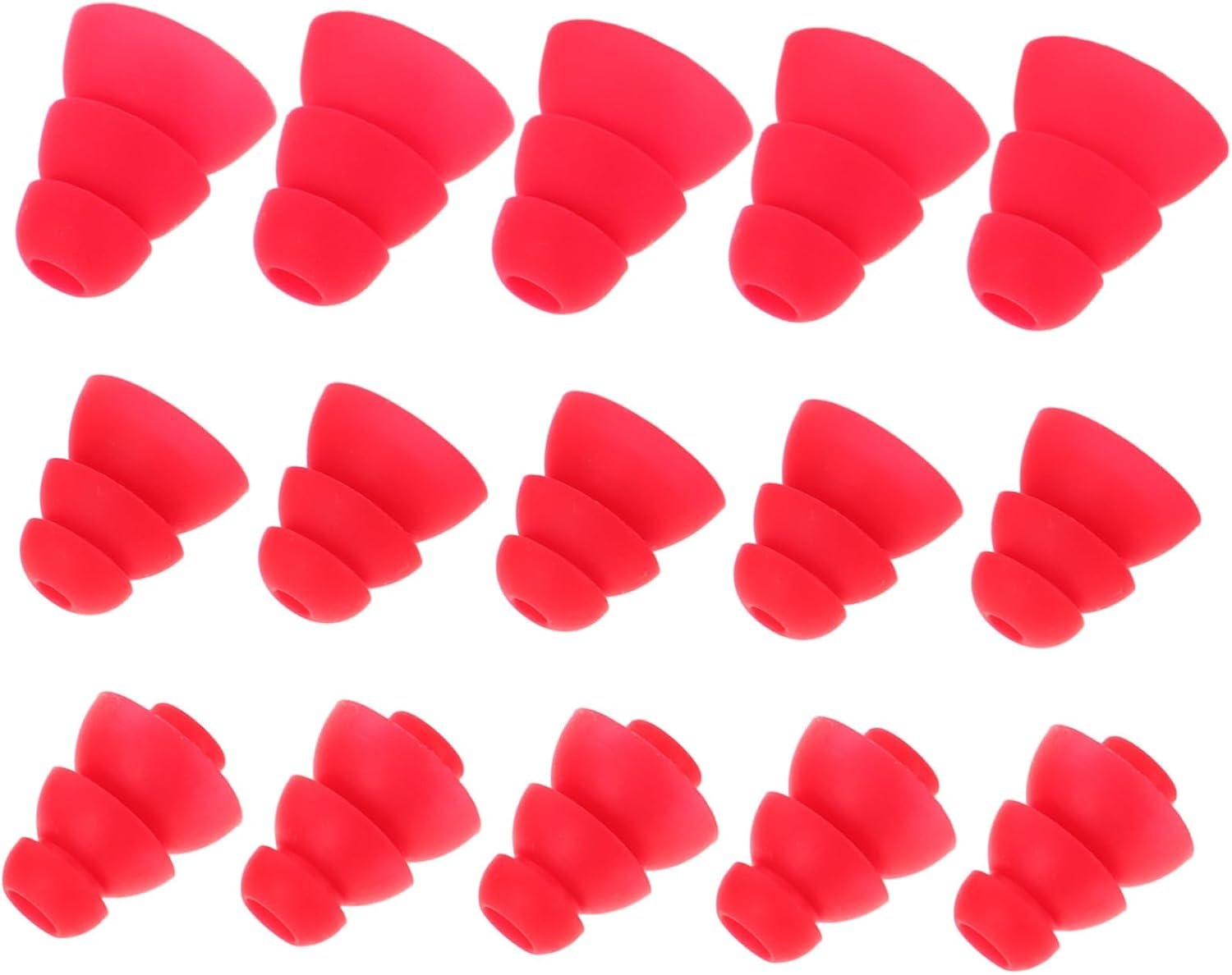 5sets Earbuds Replacement Tips Silicone Ear Tips for Various Brands Protective Cover 15pcs*5