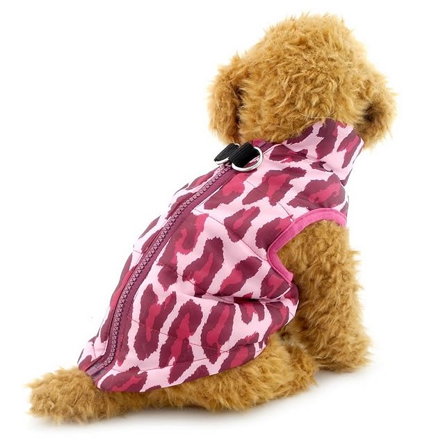 Pegasus SELMAI Abrigo para Perro pequeño con Agujero para arnés, Impermeable, Acolchado