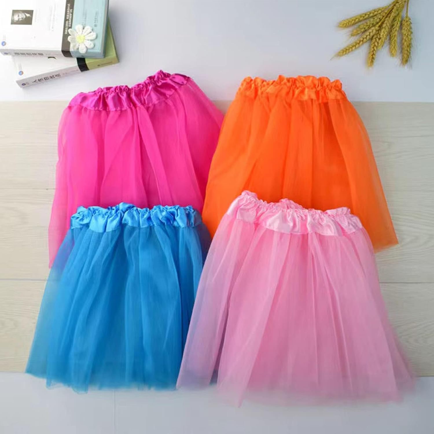 Tutu for Women Dance Skirts Tulle 5 Layered Running Skirt Adult Costume Halloween Ballet - Image 5