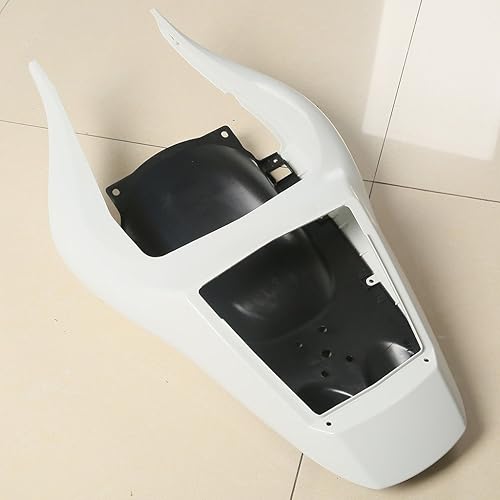 Miniatura 5 de XFMT Juego de carenado de carenado de plástico ABS blanco sin pintar para motocicleta, compatible con YAMAHA YZF R6 YZF-R6 1998 1999 2000 2001 2002