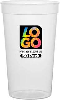 Custom 22oz Stadium Cups with Multi-Color Imprint: Perfect for Parties, Events, & Promotions