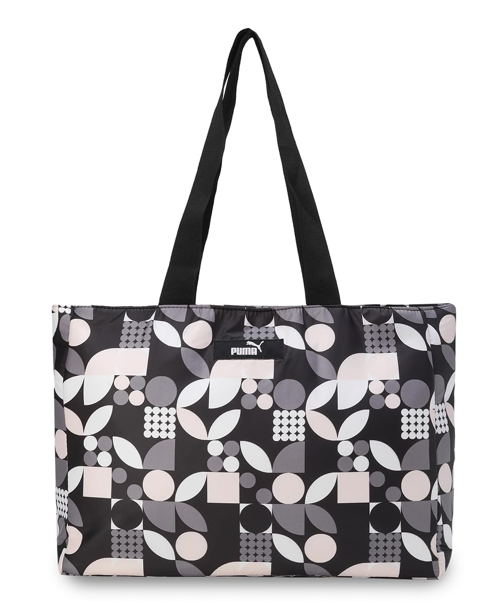 Puma Classic Tote Women Unisex-Adult Floral Tote Bag Ind, Black (9145202) (B0CYLZYXY4) Amazon Price History, Amazon Price Tracker