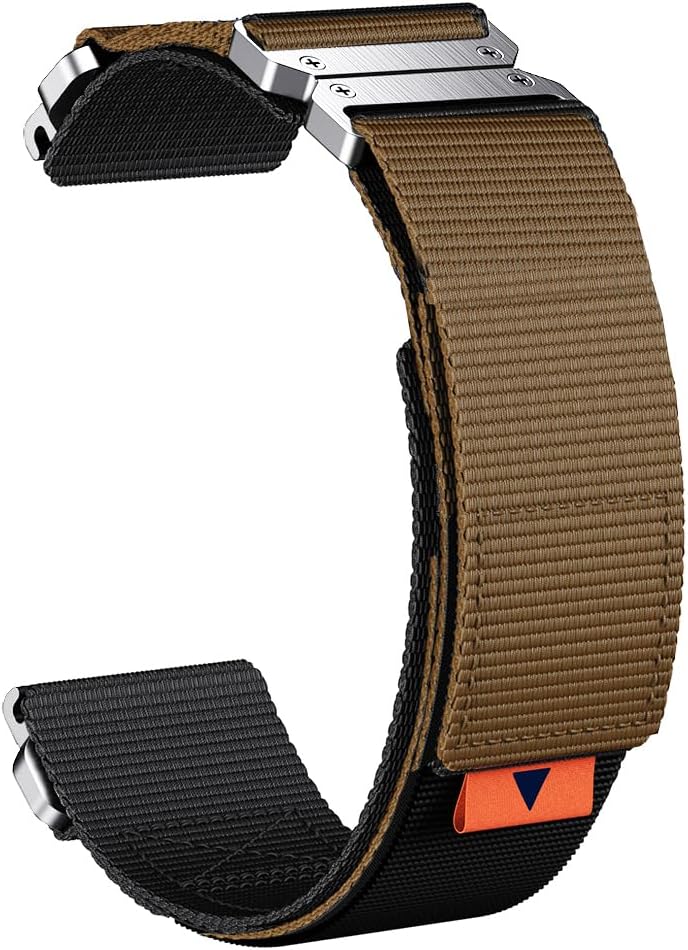 For Fenix 7X/6X/5X Plus Band Replacement, 26mm QuickFit Nylon Watch Strap for Garmin Fenix 7X/6X Pro/5X Plus/Tactix 7 Delta/Enduro 2 Bands