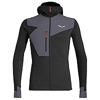 SALEWA Giacca con Cappuccio Puez 2 Dry da Uomo, Nero