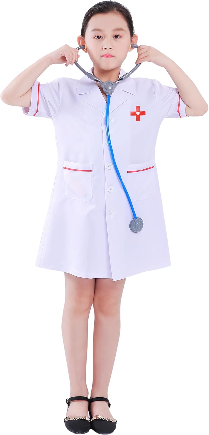 مجموعة لعب الادوار للاطفال، زي شرطة رجل الاطفاء الصغار، زي رئيس اطفاء الحرائق، زي رجال الاطفاء للاطفال بعمر 3 4 5 6 سنوات 2026