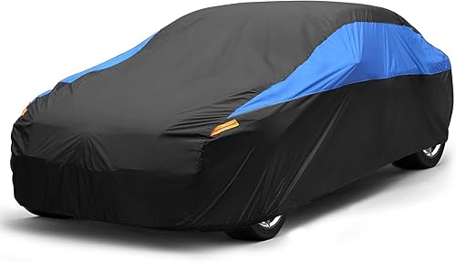 XicBoom Funda impermeable para todo tipo de clima, cubierta exterior completa para automóvil, resistente al viento, protección UV, nieve, granizo,