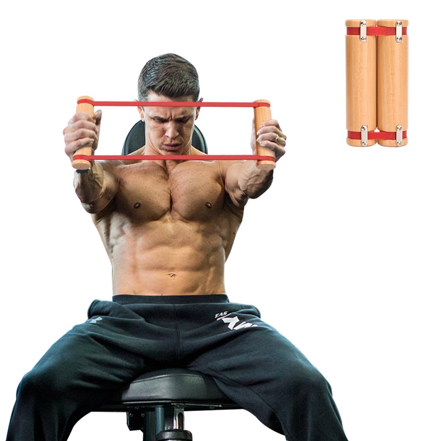 BoomBaBoomBa Rip Muscle Workout Stick - Enhance Upper Body Training and Improve Joint Rehab - Lightweight and Convenient to Carry