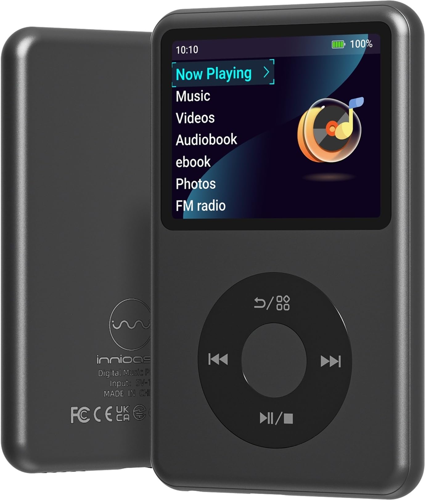 MP3 Player with Bluetooth Y1 64GB Video EBOOK Black