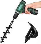 Auger Bit de forage pour planter 4"X25" Jardin Auger bit de percement pour ampoule & Installation de literie pour perceuse 3/8.