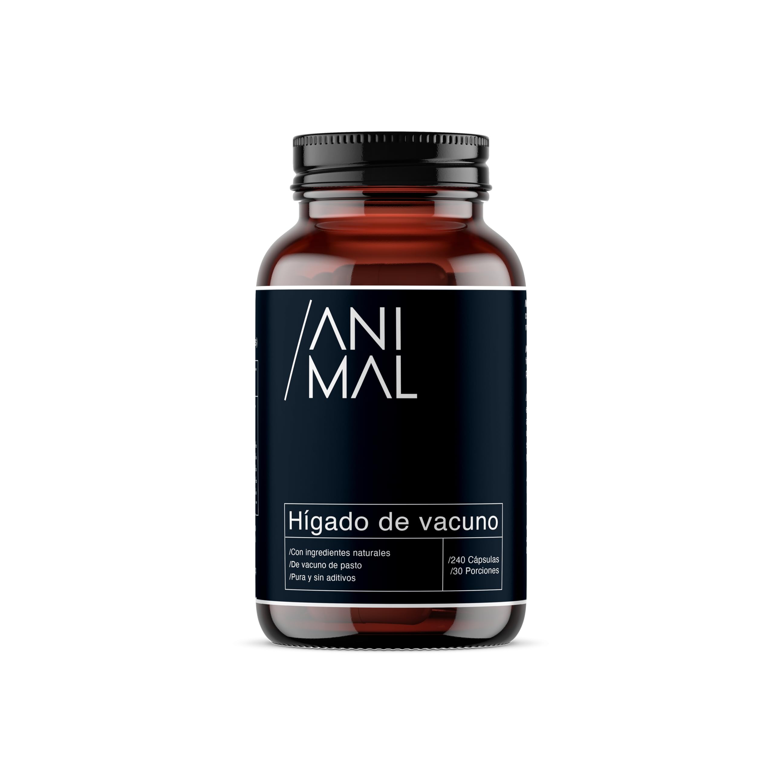 Hígado de vacuno de base animal de Nueva Zelanda - Grass-Fed & Finished Beef Liver - 240 cápsulas - Máxima biodisponibilidad para una absorción óptima de nutrientes - Hierro natural, vitamina A,