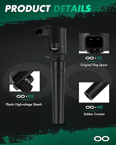 Vista 1836 de SCITOO 1 bobinas de encendido con 4 bujías de iridio para Chevrolet 2011-2015 Cruze 1.4L 2016 Cruze Limited 1.4L 2012-2020 Sonic 1.4L 2013-2021 Trax