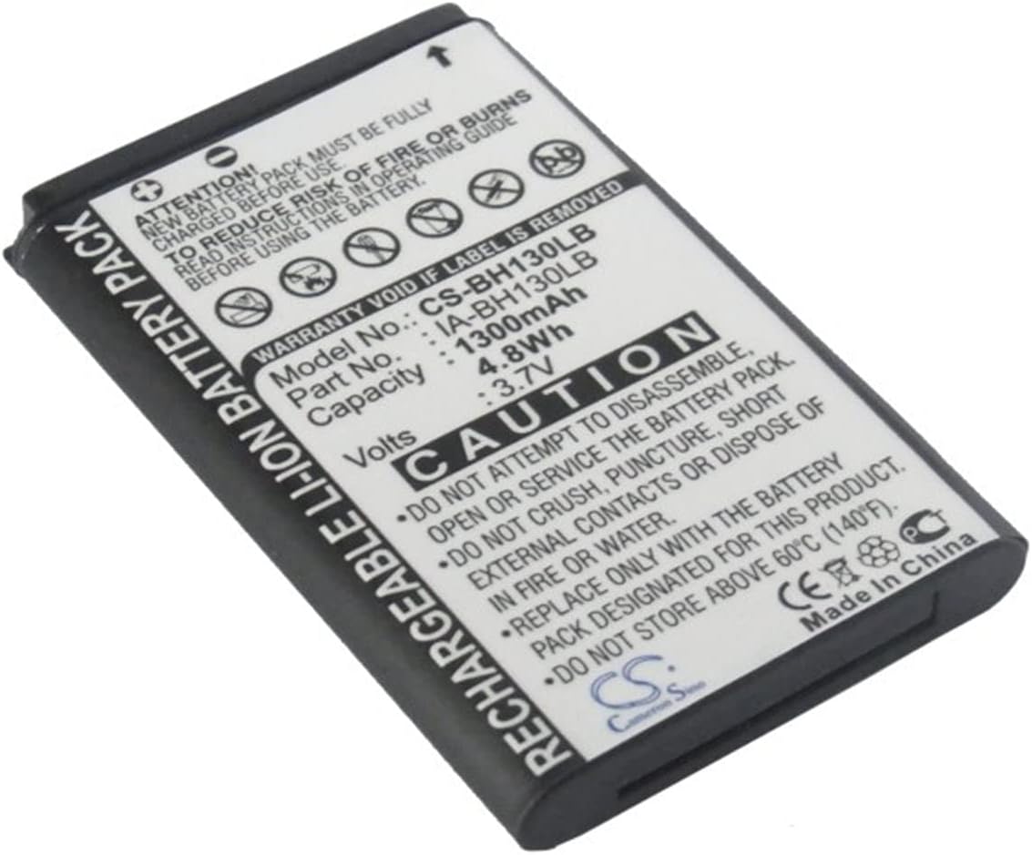 VINTRONS 1300mAh Battery for Samsung IA-BH130LB, BPBH130LB, IA-LH130LB