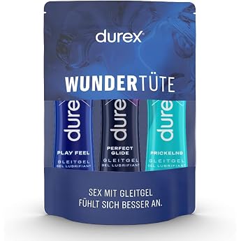 durex play lubricant gel trial pack for him and her with 3 different items pack of 3 x 50 ml 1.5