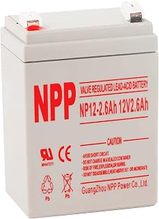 NPP 12V 2.6Ah Battery with F1 Terminal