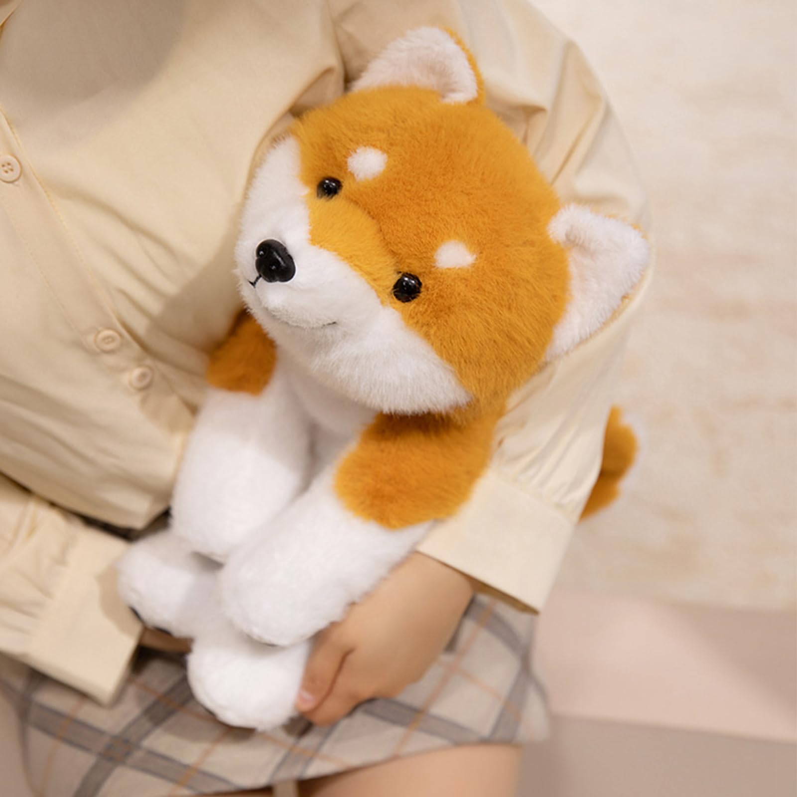 Hund Kuscheltier, 30/45/60cm Plüschtier, Stofftier Plüsch Puppe Plüschtiere, Geschenk für Jungen Mädchen (60CM)