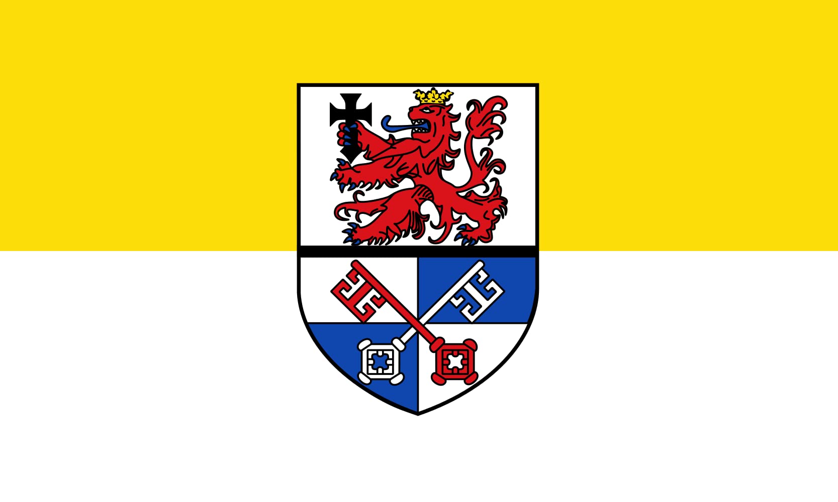 Drapeau Landkreis Rotenburg large pavillon officiel de district Allemand 90x150cm