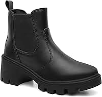 Bota Feminina Chelsea Coturno Cano Curto Elástico Galocha Moda Conforto