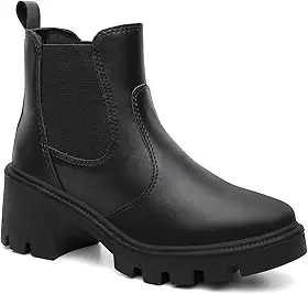 Bota Feminina Chelsea Coturno Cano Curto Elástico Galocha Moda Conforto