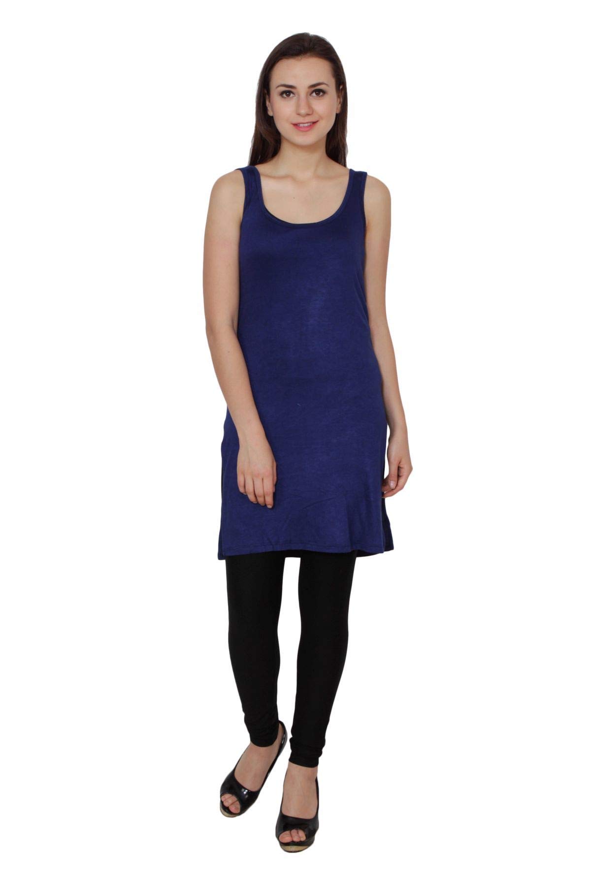 TeemoodsWomen's Cotton Chemise/Long Slip/Suit Slip Nighty-Pack of Five