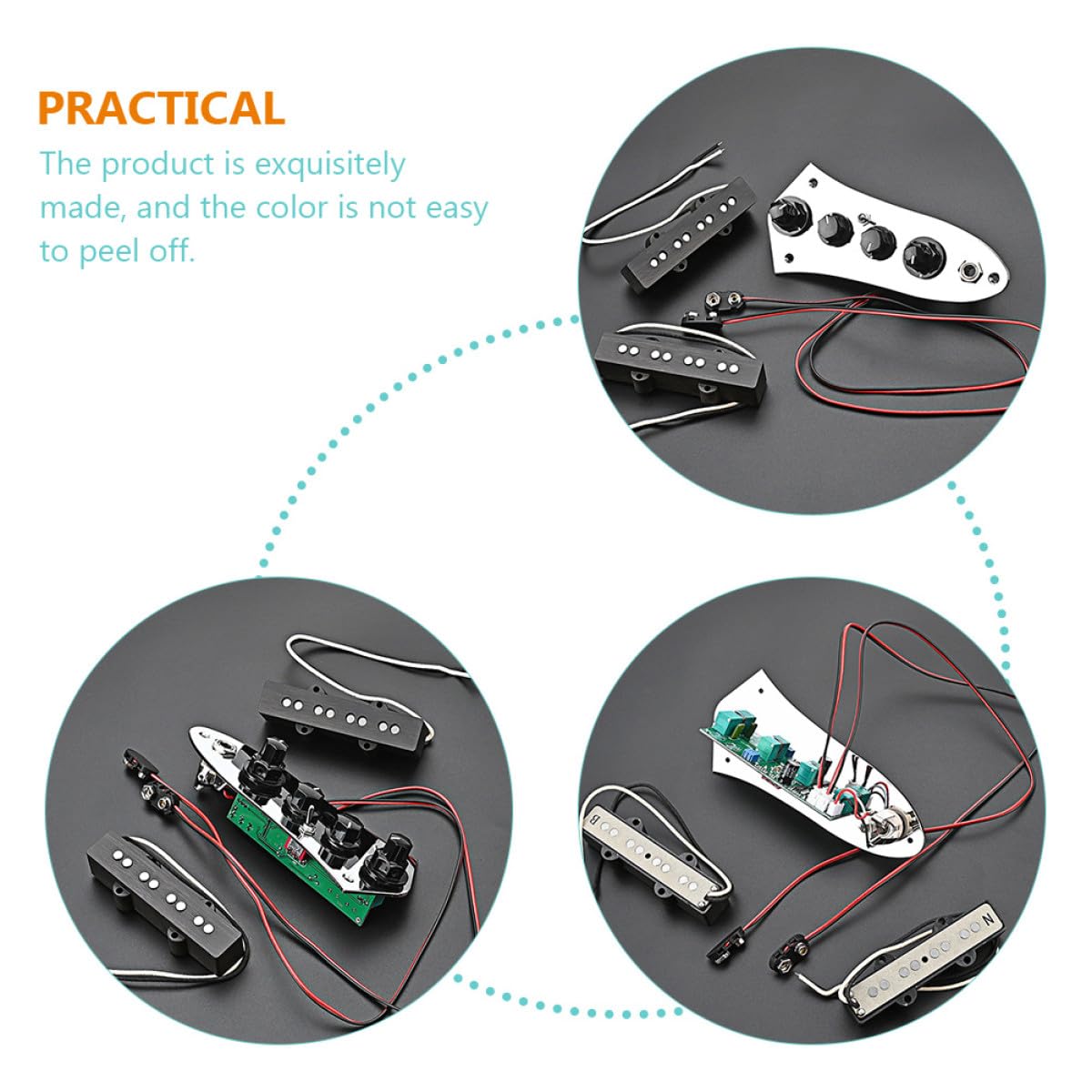 Jb Bass Humbucker Pickup Satz 4 saiter Bass Tonabnehmer Metall Kompakt Leicht Zubehör Musikinstrumente Ersatzteile