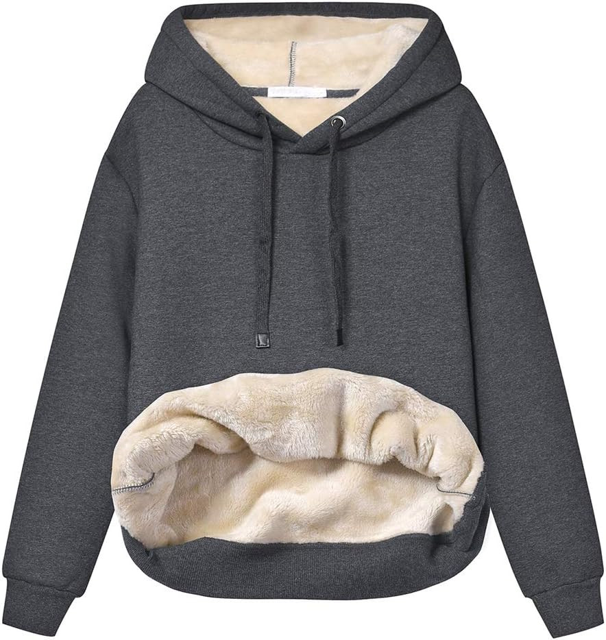 Women's Winter Warm Sherpa Fleece Lined Hooded Italy Ubuy