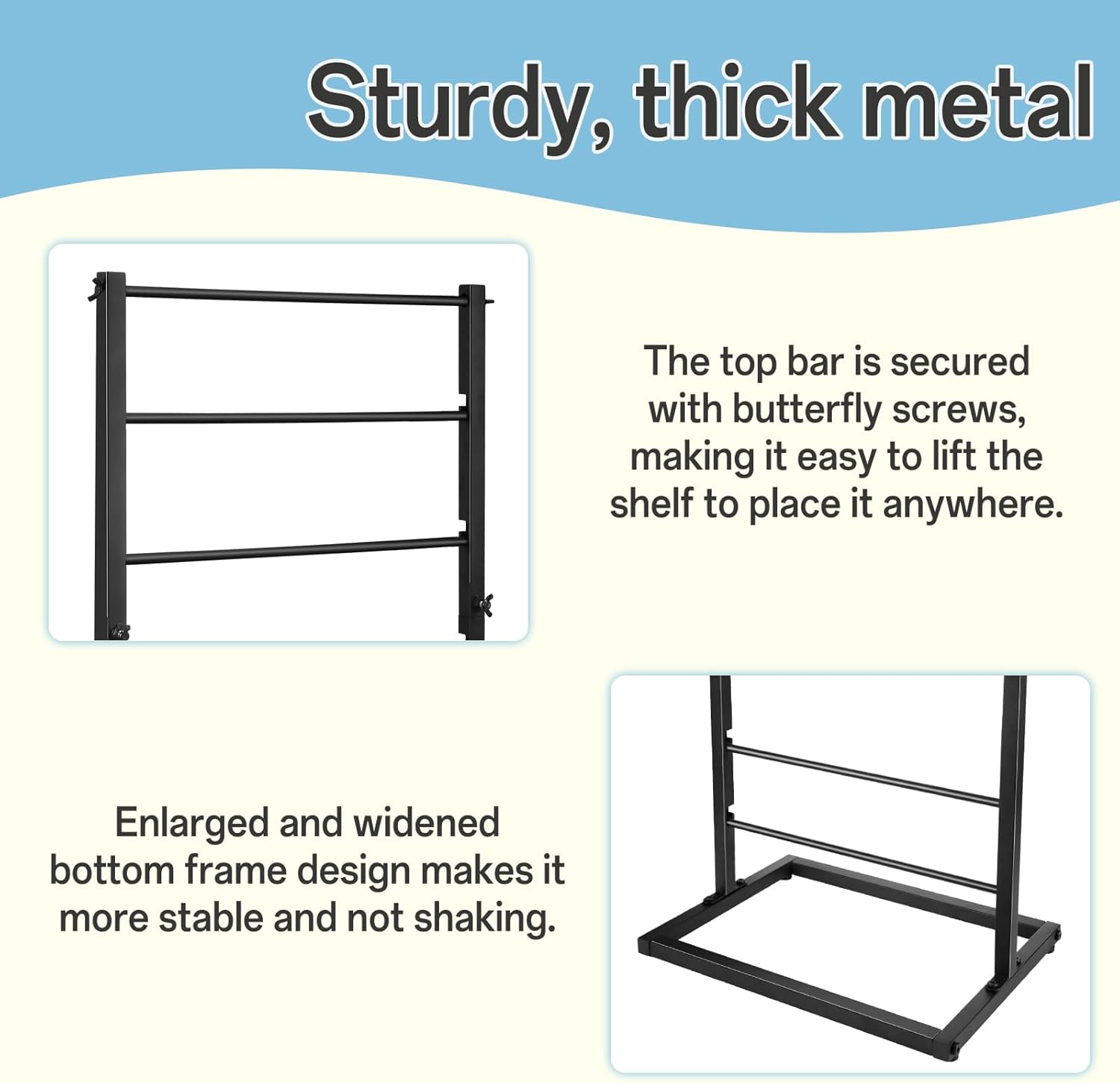 6 Tier Ribbon Organizer Rack - Metal Large Capacity Ribbon Holder for Craft Ribbon Washi Tape Arts & Crafts Supplies, Ribbon Storage Ribbon Rack for Craftroom, Florist Arts Wrapping, Cake Shop(White)