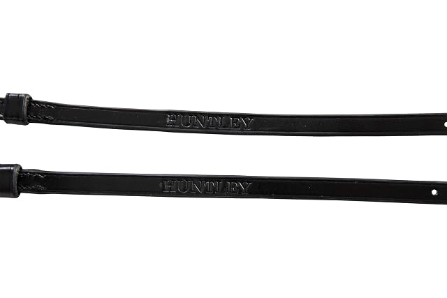 Foto 5 de 8 de Huntley Equestrian Correas de Cuero para espolón, Negro, 15" Inches Long Unisex Adulto