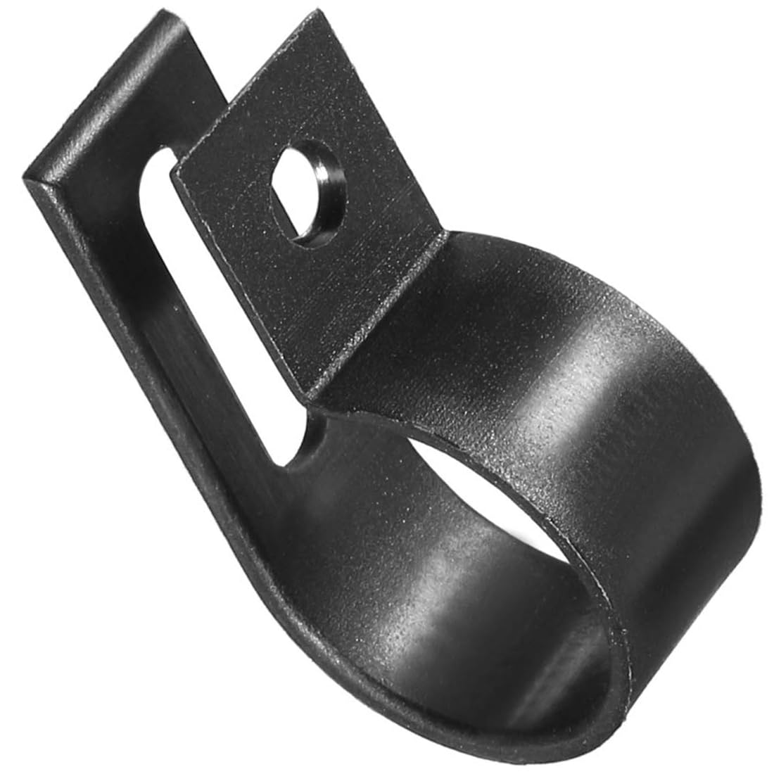 ROWORKX 15-19mm R Type Cable Clips, 50Pcs Nylon P Clips, Cable Cleats Black