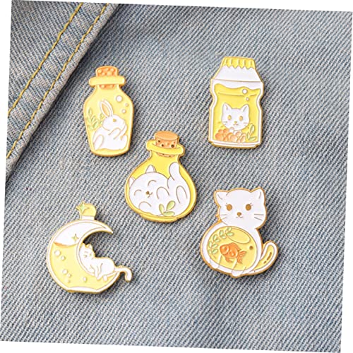 Broche chat en alliage de dessin animé : le petit cadeau idéal pour amateurs de félins