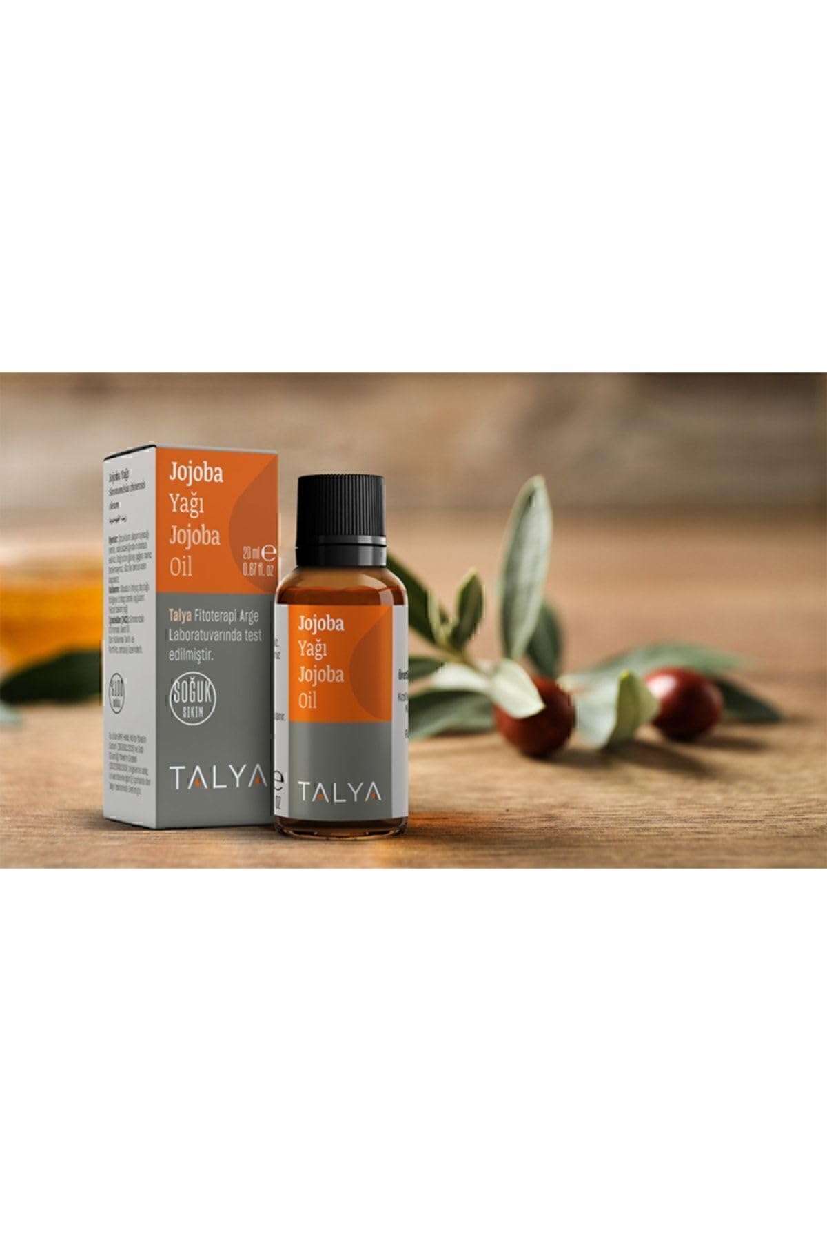 Talya Jojoba Yağı, Soğuk Sıkım,%100 Saf Ve Doğal, 20 ml