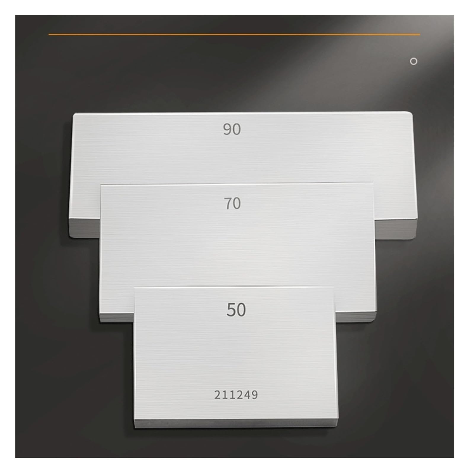 1PC precyzyjny stalowy blok pomiarowy 0.5-100MM metryczne bloki kalibracyjne do frezowania suwmiarki i mikrometru dla maszynistów(100.0mm 1pc)