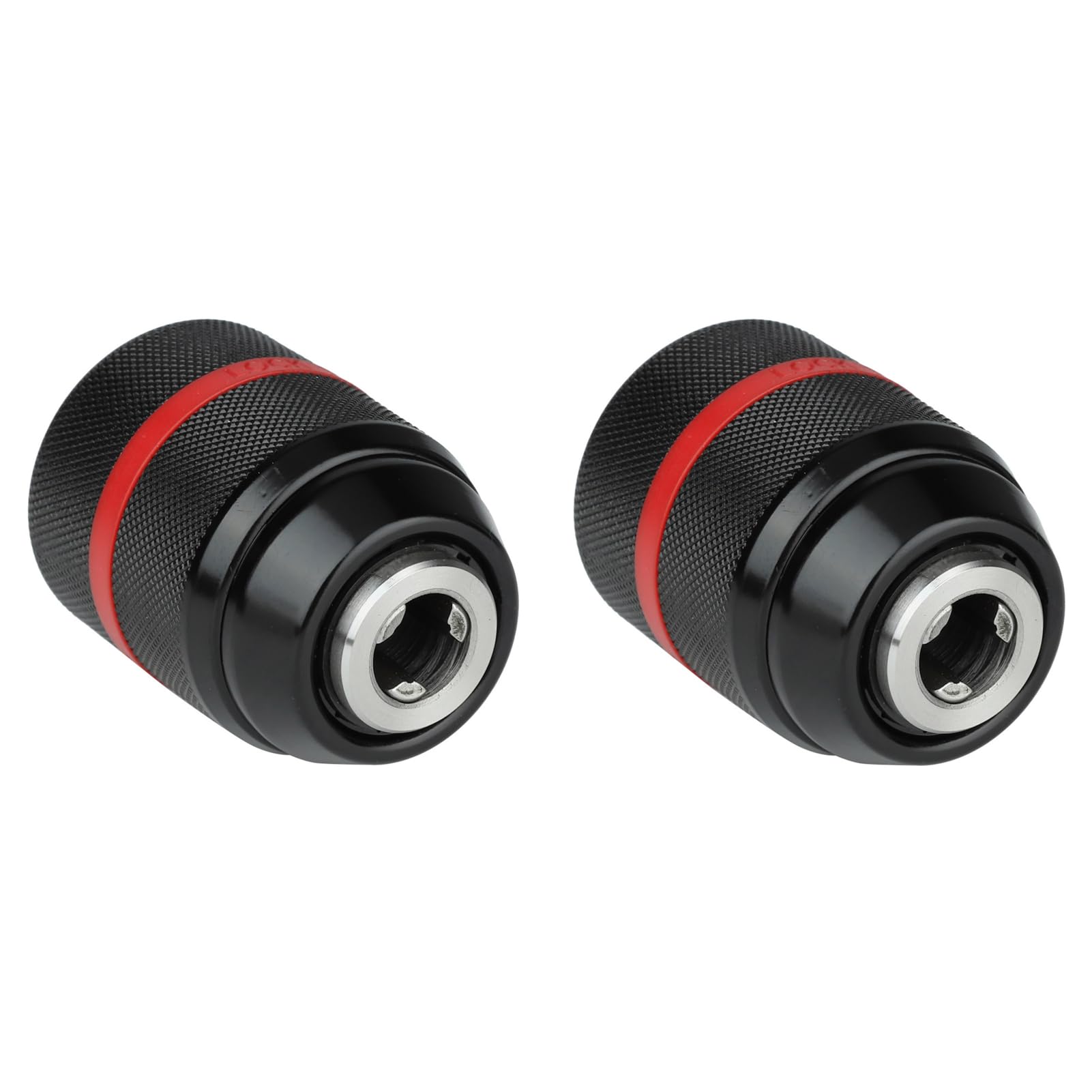 Yosoo Health Gear 2Pcs Keyless Drill Chuck Adapter, 1/2-20UNF Mount 2~13mm Self Tighten Drill Chuck Conversion Tool