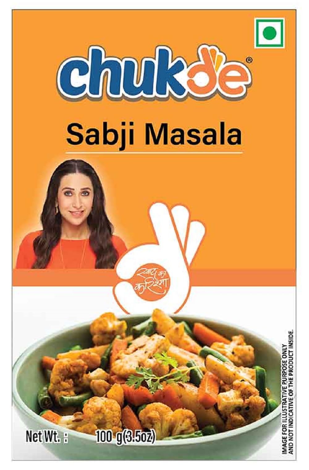 Chukde - Sabji Masala - Vegetable Curry Powder - Enhance Every Vegetable Dish with Rich Indian Spices - Aromatic Spice Mix for Delicious Indian Veg Curries - 100 gm - Pack of 3 (B0CBVNCBRX) Amazon Price History, Amazon Price Tracker