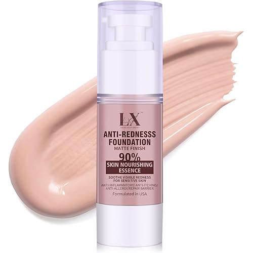 6-in-1 Makeup Infused with 1% Hyaluronic Acid- Matte + Poreless Liquid Foundation For A Glowing & Soft-Focus Look, Suitable for All Skin Types (107 Light, Sensitive Skin Foundation)