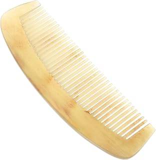 Ipetboom Natural Buffalo Horn Comb Anti Static Hair Brush for Women Travel Hair Smoothing Tool