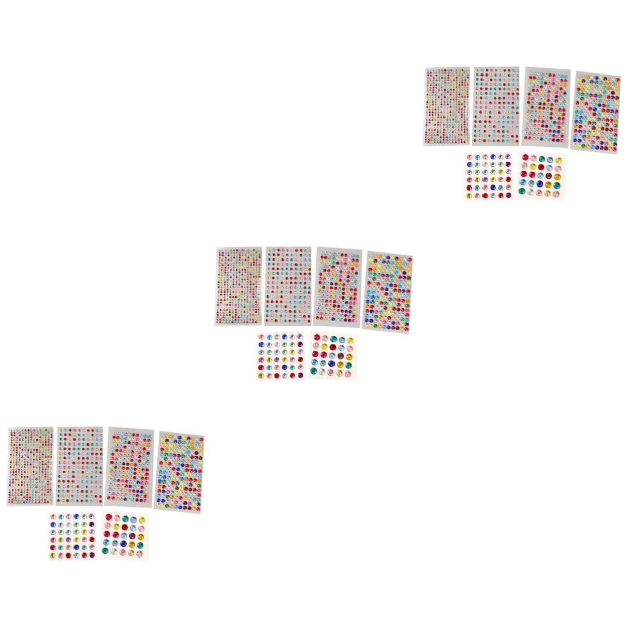 Autocollants scrapbooking anti-ternissement : 36 feuilles d'étiquettes éclatantes