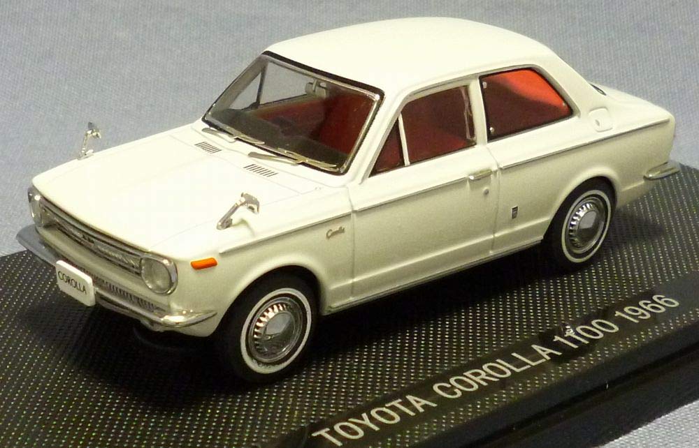 Amazon | エブロ 1/43 トヨタカローラ 1100 (1966) ホワイト 完成品